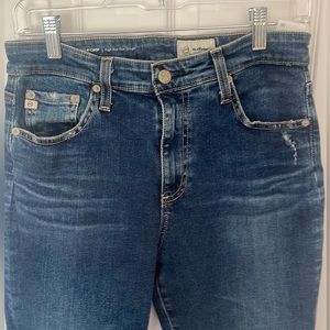 AG MARI CROP high rise slim straight jeans - women’s size 29